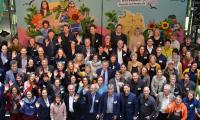 Vertreterinnen und Vertreter der 18 deutschen Biosphärenreservate in Berlin (Foto: Isabel Gabei)